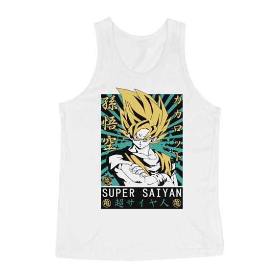Camiseta regata Super Saiyajin 