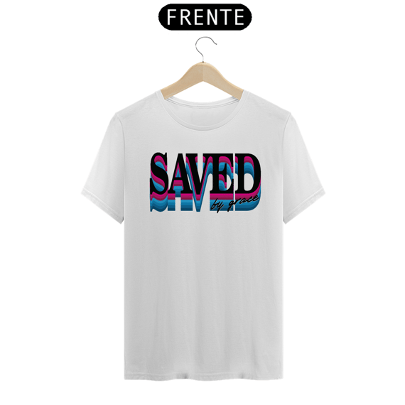 Camiseta masculina Salvo pela Graça