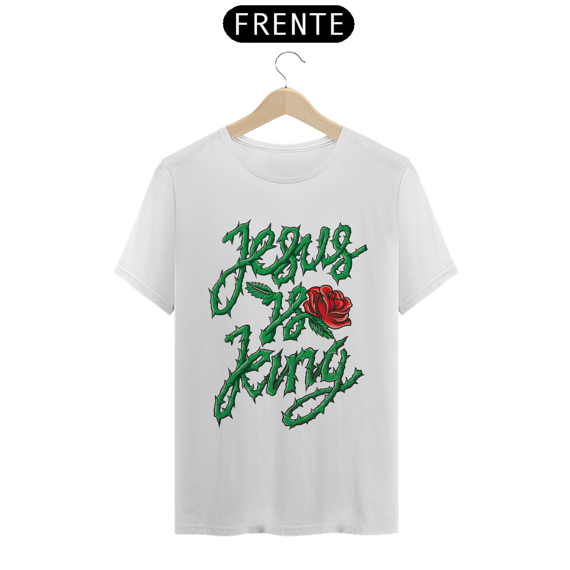 Camiseta masculina Jesus é Rei