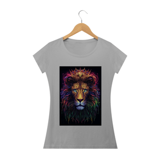 Nome do produto Camiseta feminina baby long Leão