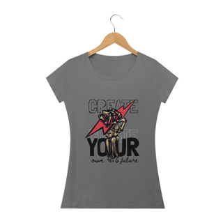 Nome do produto Camiseta femina baby long estonada