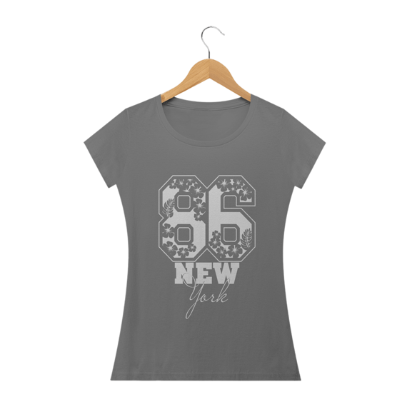 Camiseta baby long estonada NY