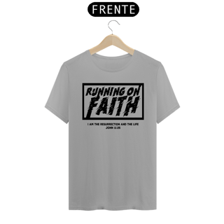 Nome do produto Camiseta masculina Correndo na fé