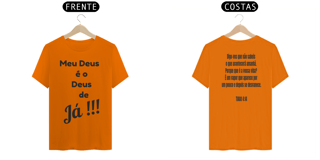 Nome do produto Camiseta Gospel Deus de já 