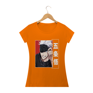 Nome do produto Camiseta feminina baby long Gojo Satoru