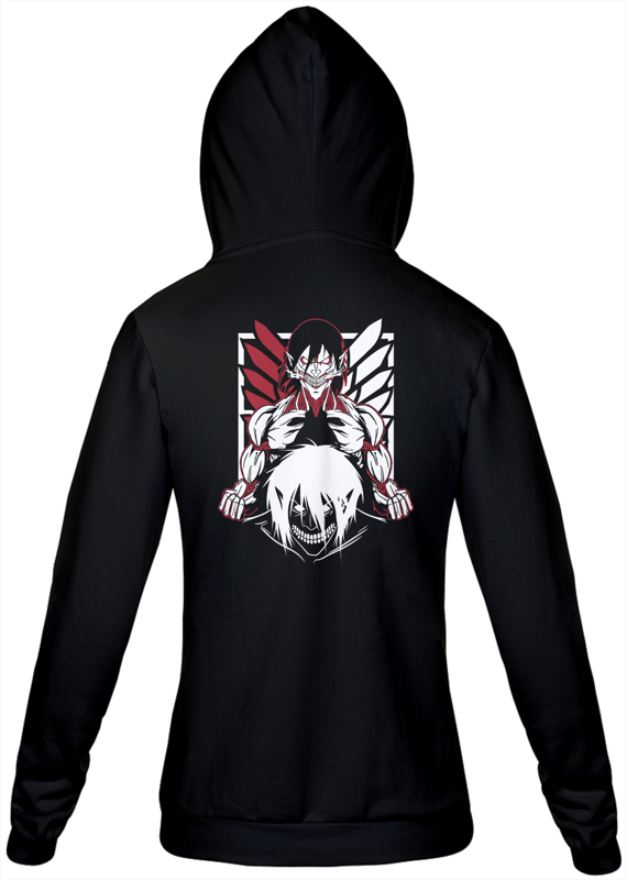 Casaco moletom Attack on Titan 
