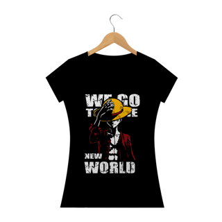 Camiseta feminina Pirata do chapéu de palha