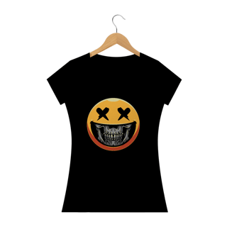 Nome do produto Camiseta feminina Sorria