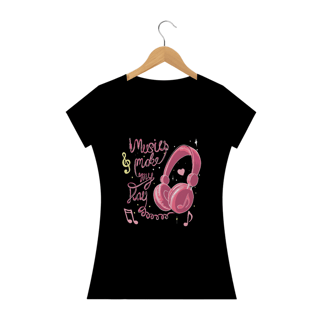 Nome do produto Camiseta personaliza baby long music