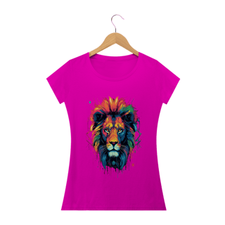 Nome do produto Camiseta feminina baby long Lion