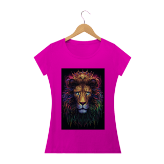 Nome do produto Camiseta feminina baby long Leão