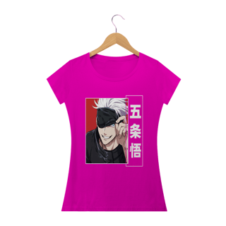 Nome do produto Camiseta feminina baby long Gojo Satoru