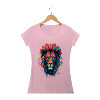 Nome do produto Camiseta feminina baby long Lion