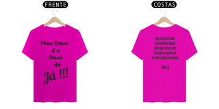 Nome do produto Camiseta Gospel Deus de já 