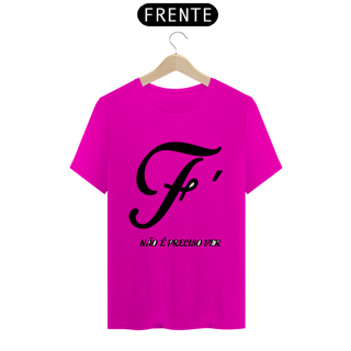Nome do produto Camiseta masculina Fé