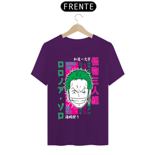 Nome do produto Camiseta masculina Roronoa Zoro