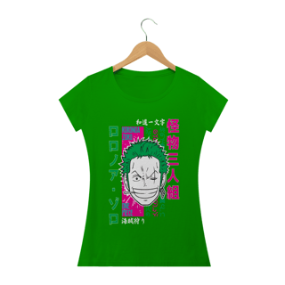 Nome do produto Camiseta feminina Roronoa Zoro