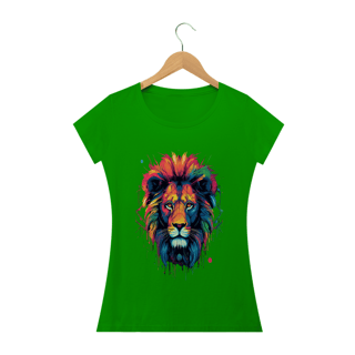 Nome do produto Camiseta feminina baby long Lion
