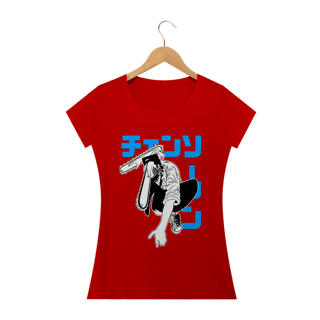 Nome do produto Camiseta Feminina Chainsaw Man 