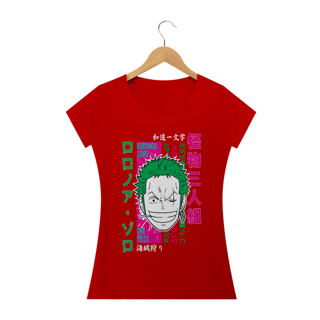 Nome do produto Camiseta feminina Roronoa Zoro