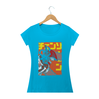 Nome do produto Camiseta Feminina Chainsaw Man 