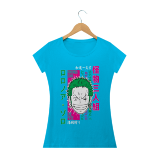 Nome do produto Camiseta feminina Roronoa Zoro