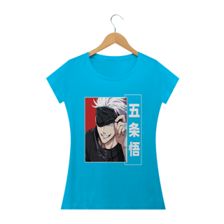 Nome do produto Camiseta feminina baby long Gojo Satoru