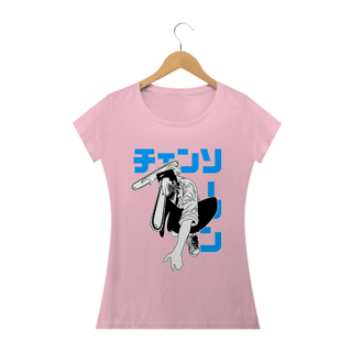 Nome do produto Camiseta Feminina Chainsaw Man 