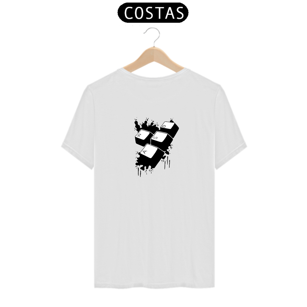 Nome do produto: Camiseta WASD Clássica 