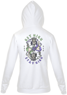 Nome do produto Moletom Com Zíper Get High Stay High 