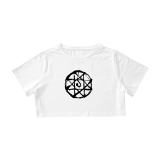 Nome do produto Camiseta Cropped Sigilo Supernatural Branca