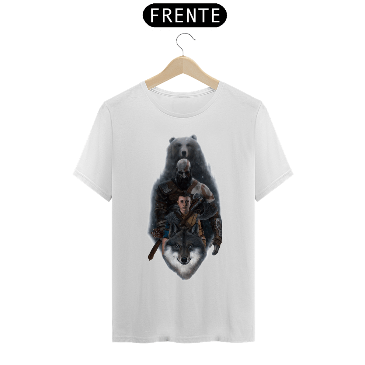 Nome do produto: Camisa God Of War 4