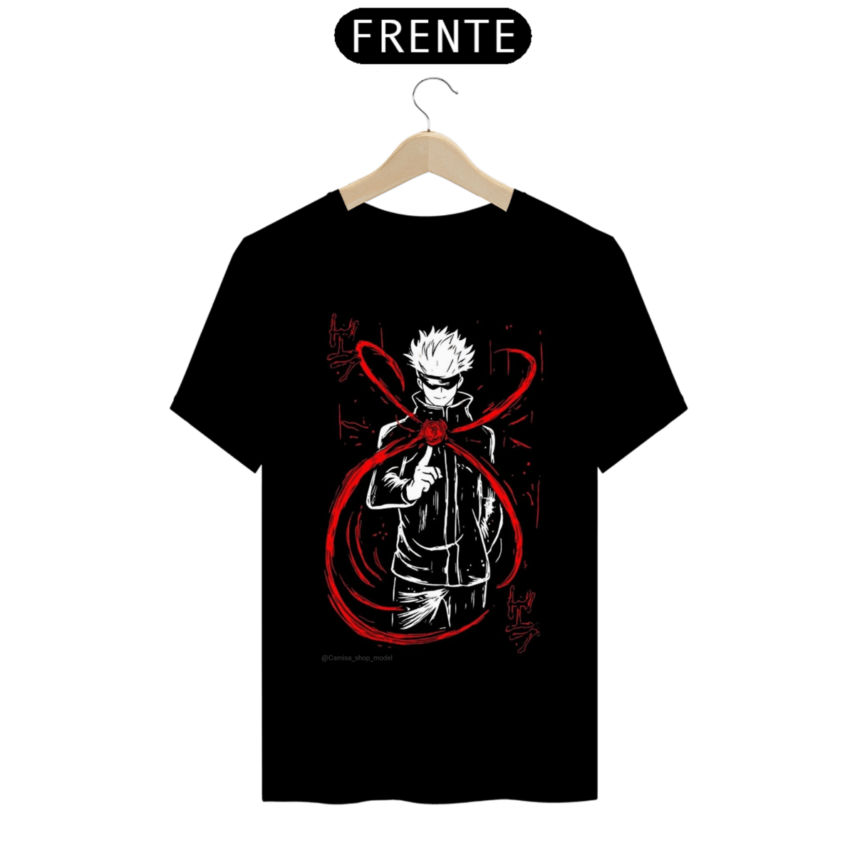 Nome do produto: Camisa Jujutsu Kaisen Satoru Gojo
