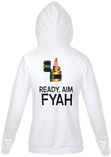 CASACO COM CAPUZ READY,AIM,FYAH