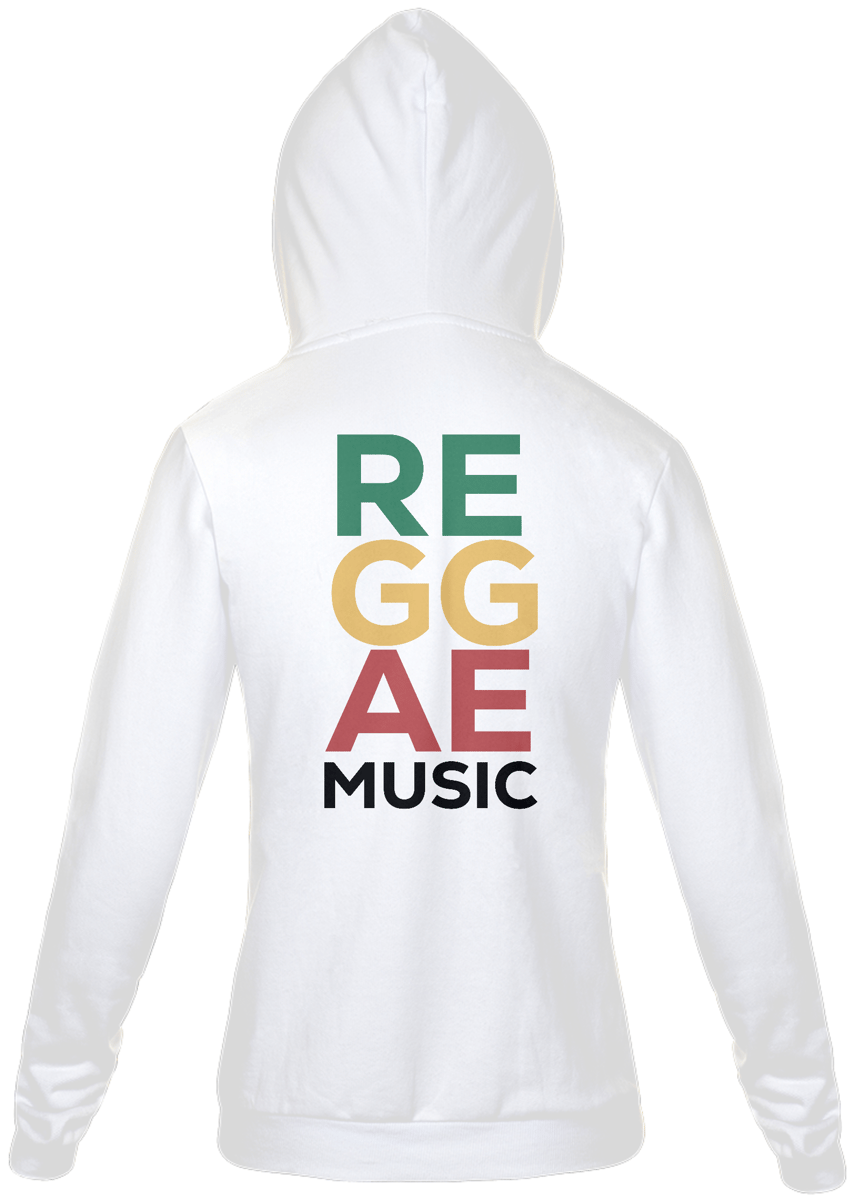 Nome do produto: CASACO COM ZIPER REGGAE MUSIC