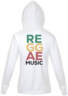 CASACO COM ZIPER REGGAE MUSIC