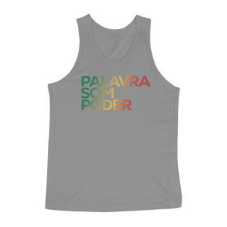 Nome do produto REGATA PALAVRA SOM PODER