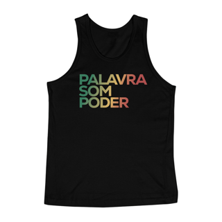 Nome do produto REGATA PALAVRA SOM PODER