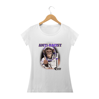 Nome do produto T-SHIRT FEMININA ANTI RACIST