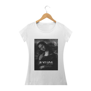 T-SHIRT FEMININA JUST LIVE