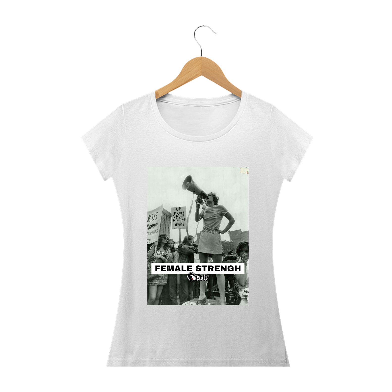 T-SHIRT FEMININA FEMALE STRENGH