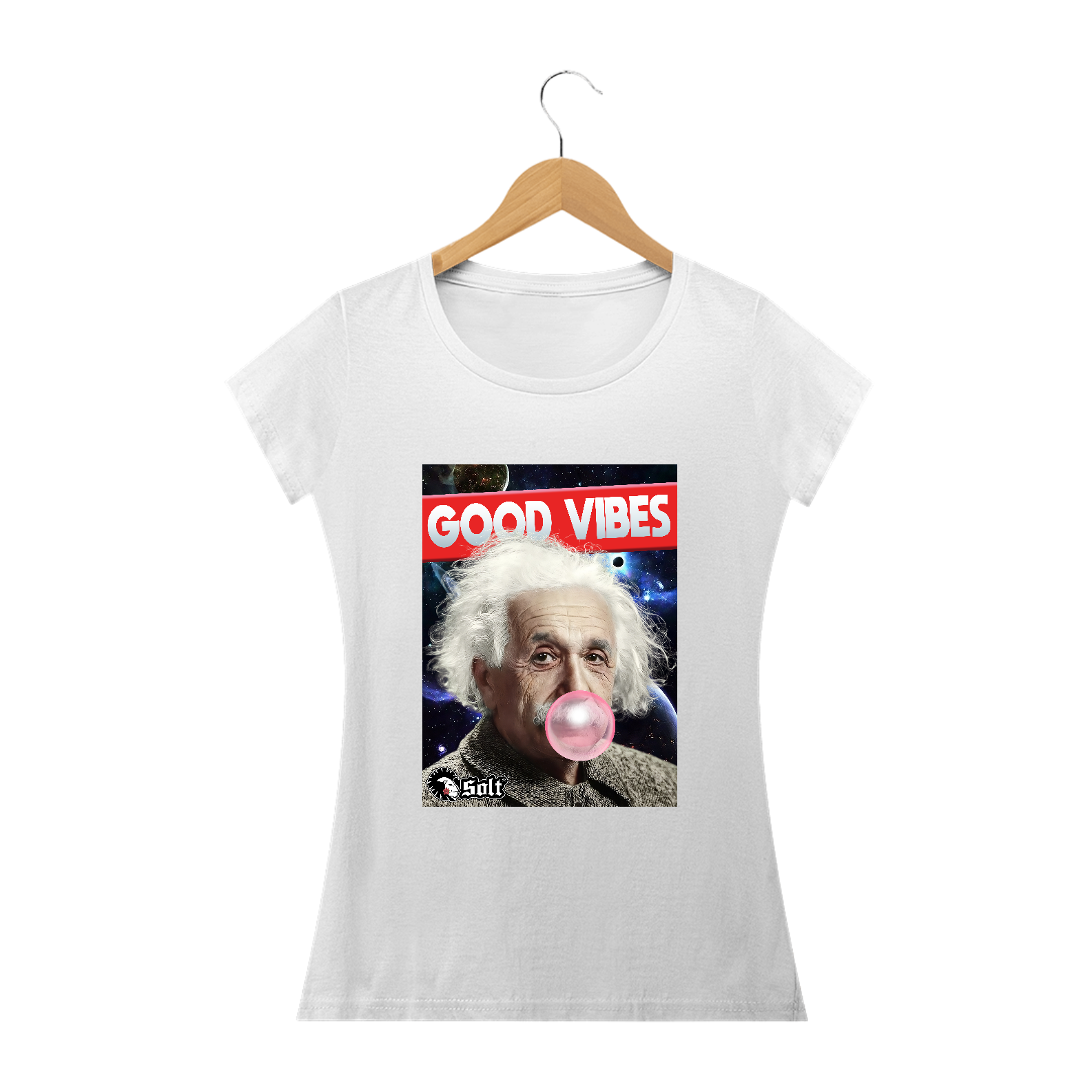 T-SHIRT FEMININA GOOD VIBES