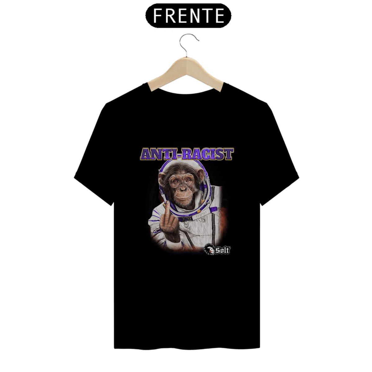 Nome do produto: CAMISETA ANTI RACIST