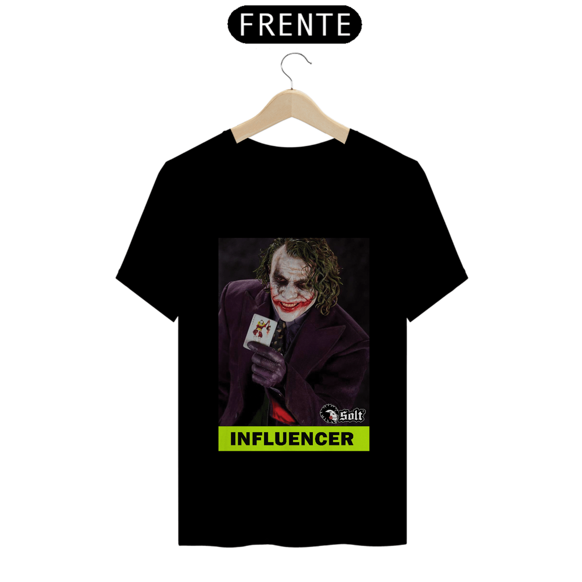 Nome do produto: CAMISETA CORINGA INFLUENCER