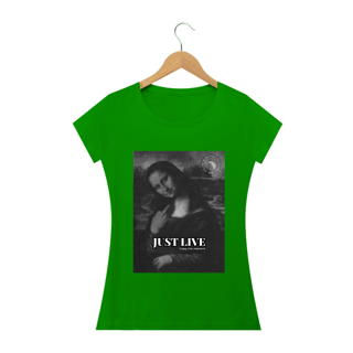 Nome do produto T-SHIRT FEMININA JUST LIVE