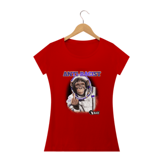 Nome do produto T-SHIRT FEMININA ANTI RACIST