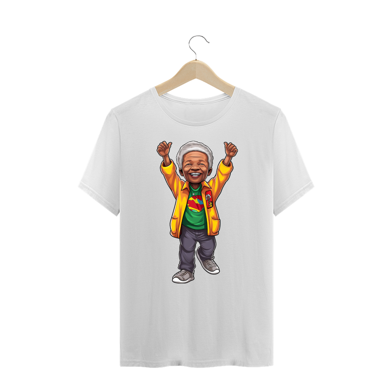 Camiseta T-shirt Plus Size Nelson Mandela