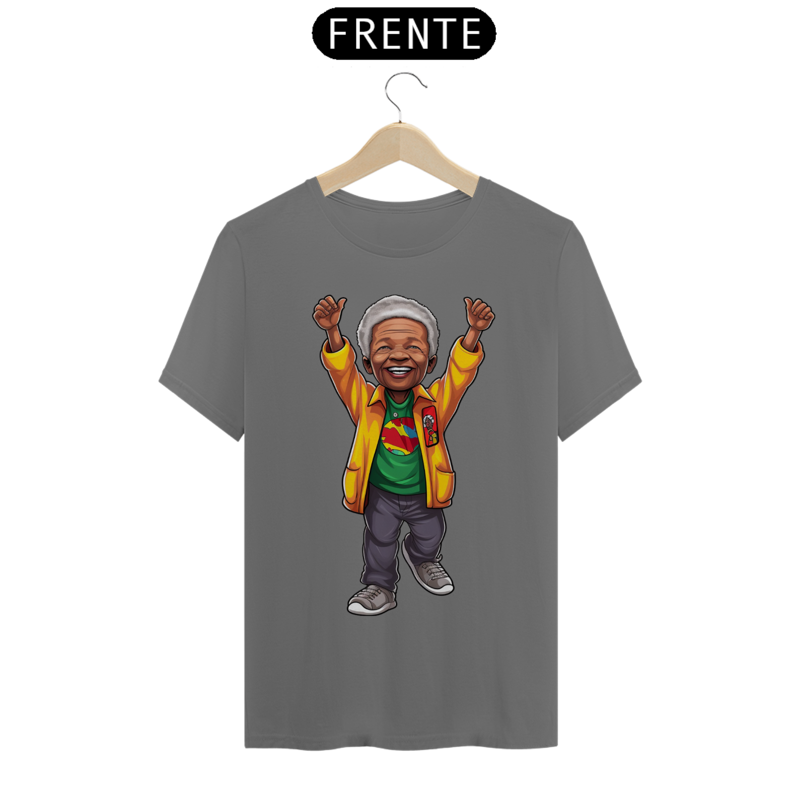 Camiseta T-shirt Estonada Nelson Mandela