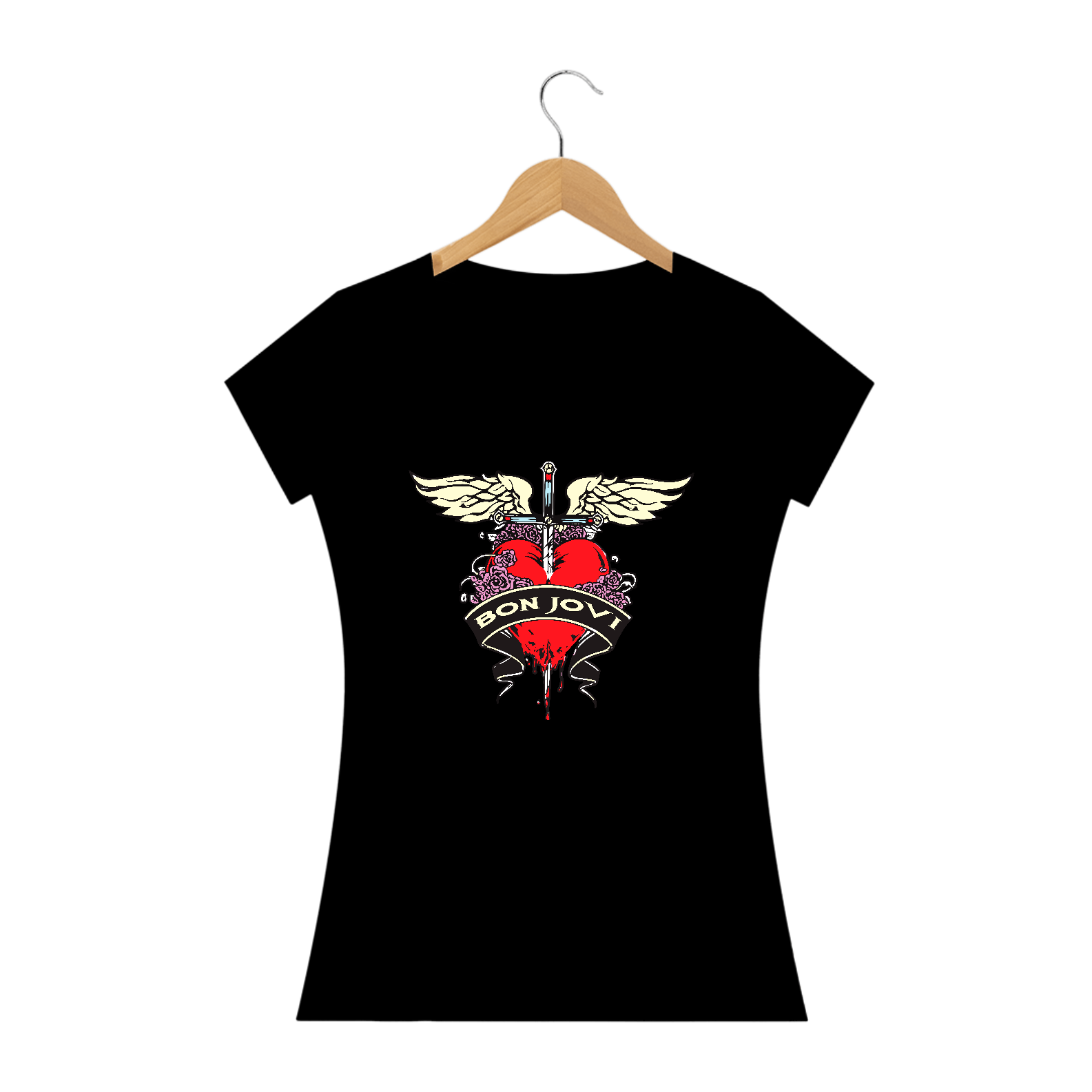 Camiseta Baby Long Bon Jovi