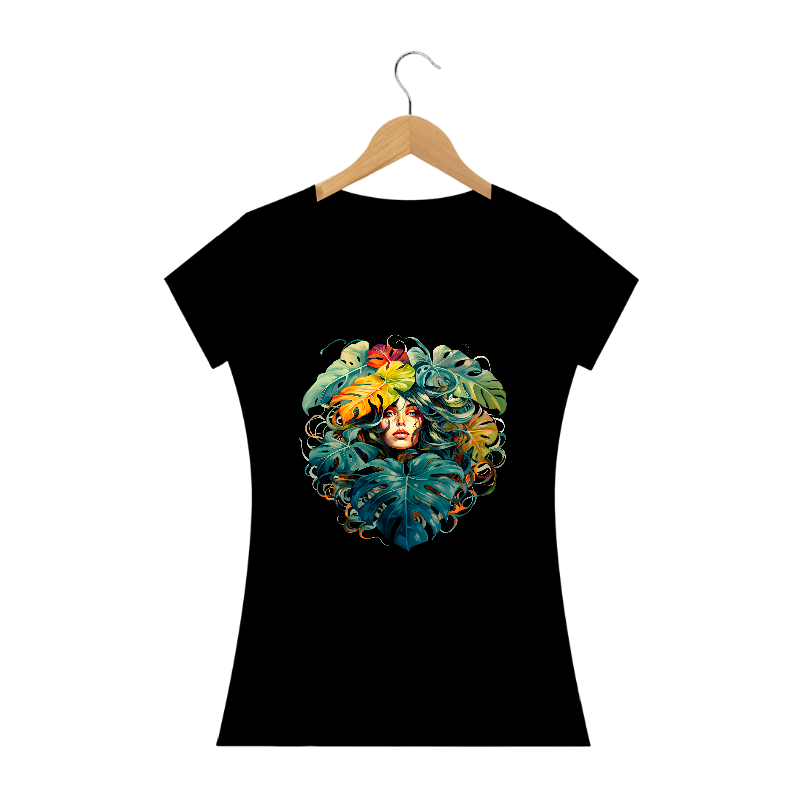 Camiseta Baby Long Mulher Planta